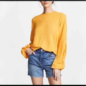 The Fifth Label Frisbee Ruched Sleeve Top